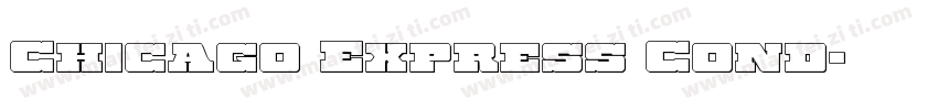 Chicago Express Cond字体转换